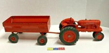 ALLIS CHALMERS WD45 Tractor w/ Barge Box Wagon Sclae 1/16 Vintage Made in USA