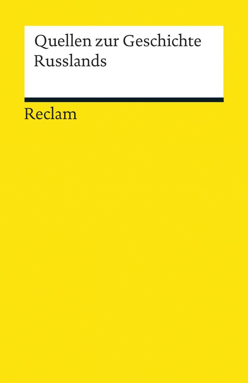 Thumbnail - Hans-heinrich Nolte / Quellen Zur Geschichte Russlands / 9783150192696