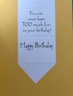 Happy Birthday Card - Bathroom Humor - Leanin' Tree - Dare to laugh Series — photo 3