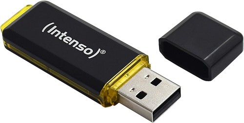 Intenso High Speed Line - Flash Drive 64 GB - USB 3.1, Black/Yellow - Photo 3/7