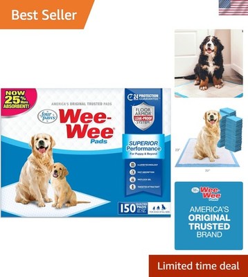 Wee-Wee 22'' x 23'' Dog Pee Pads, 10 Count - Ultimate Leak-Proof Training