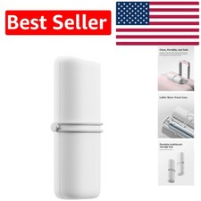 Lightweight Travel Case for Wave Electric Toothbrush - Stylish White