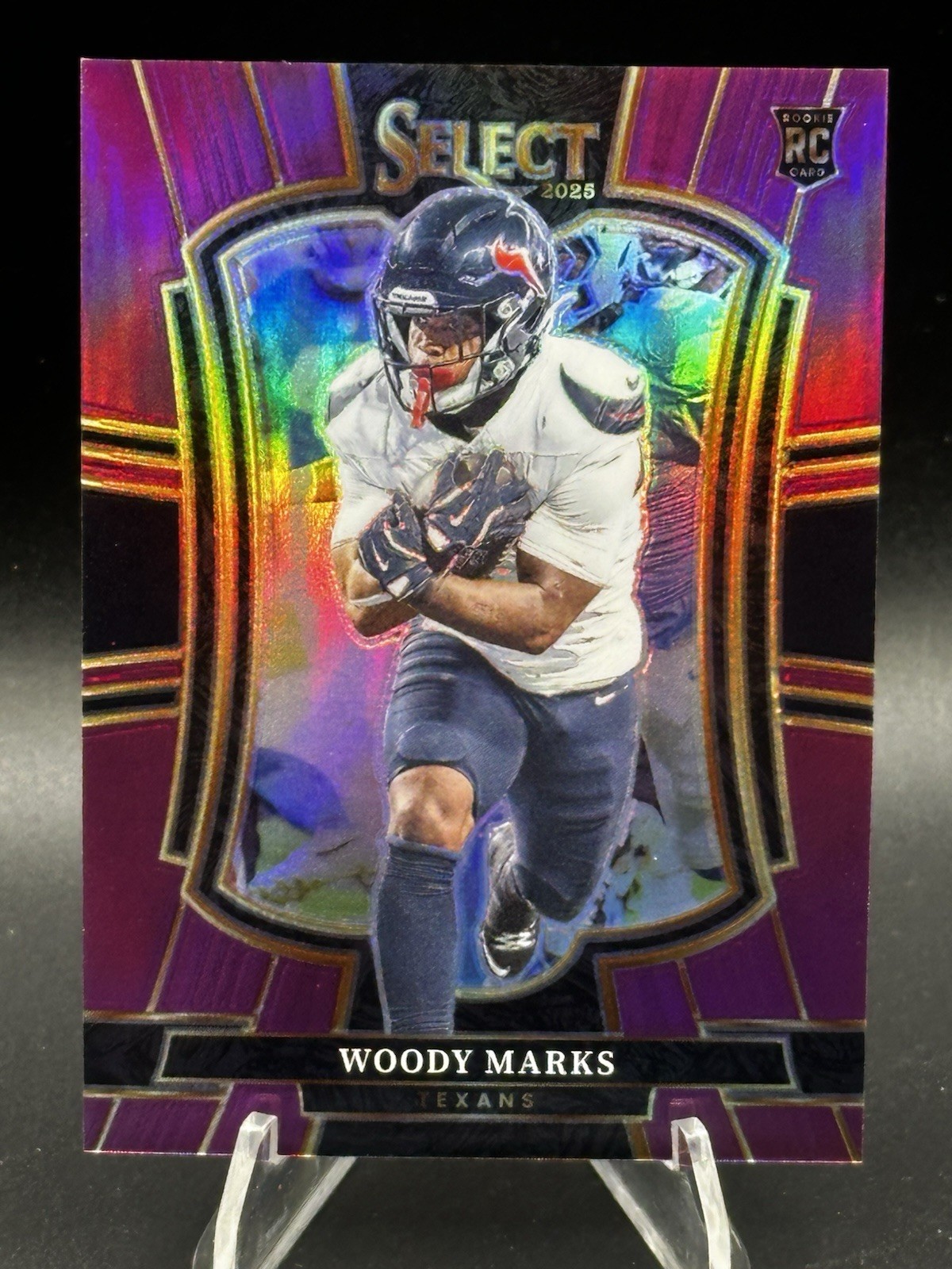 2025 Panini Select Woody Marks #135 Premier Level /75 Purple Prizm