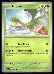 Tropius 007/193 Paldea Evolved Common