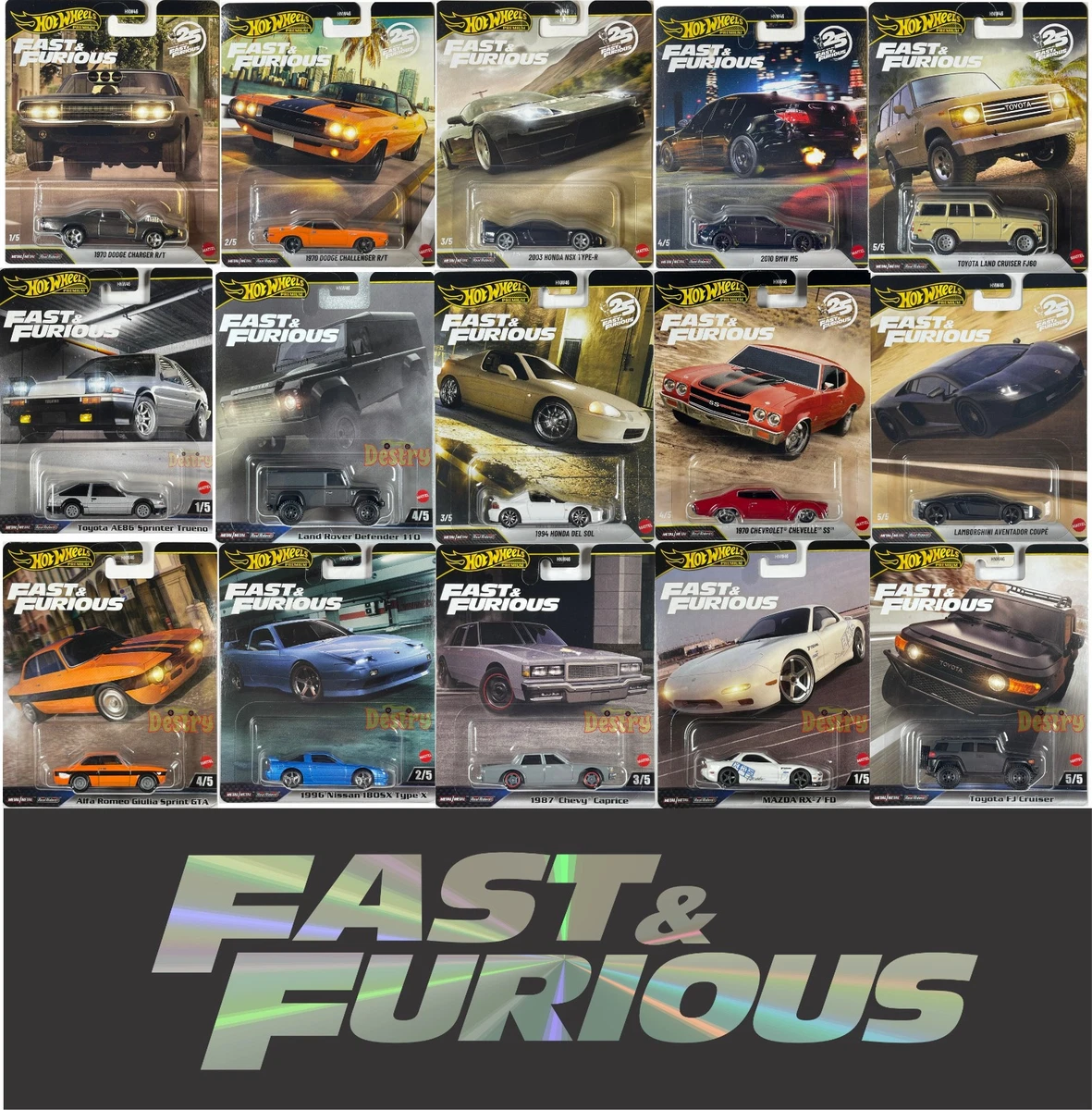 Las mejores ofertas en Hot Wheels Fast & Furious Plymouth