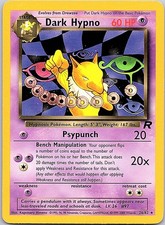Dark Hypno 26/82 Rare Team Rocket Pokemon Unlimited Near Mint Kagemaru Himeno on eBay