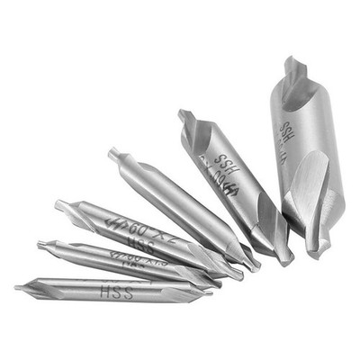 HSS Center Drill Kombiniert Keine 5PCS Bit Countersink Drehmaschine HSS