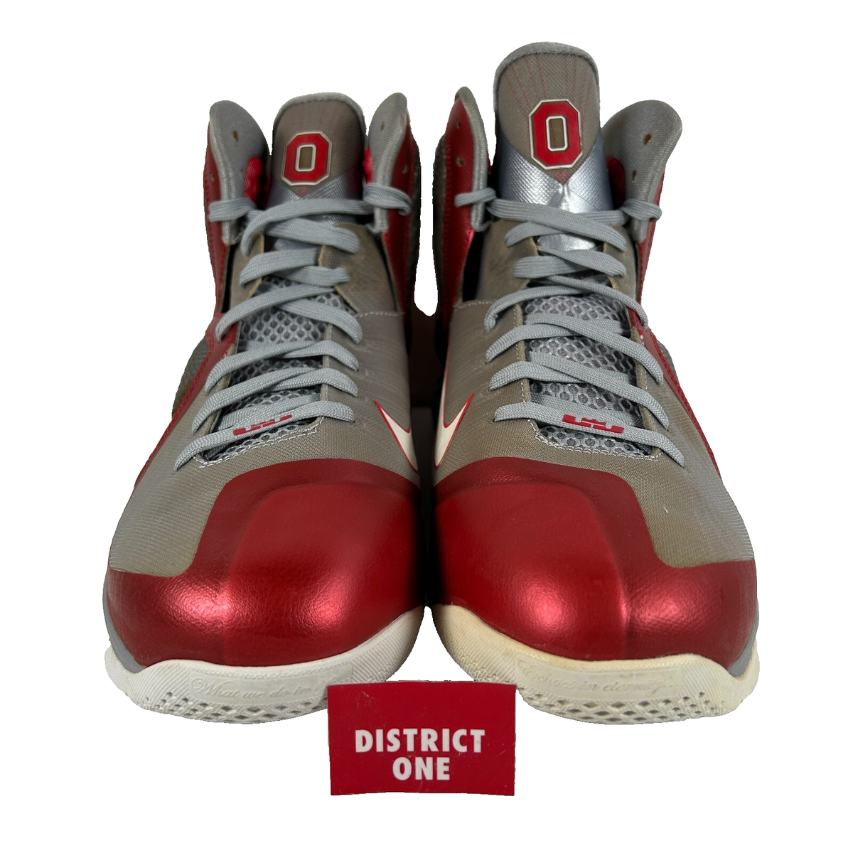 Nike LeBron 9 Ohio State PE 2011 SAMPLE - Size 13 - H011 MNBSKT