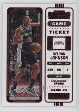 2022-23 Panini Contenders Red Game Ticket Keldon Johnson #97 2u3