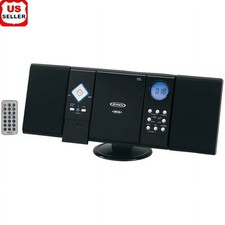 Wall Mount CD Player AM FM Alarm Clock Remote Control AUX Input Portable Audio