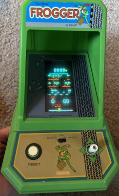 Frogger By Sega Table Top Arcade Video Game 1982 Coleco Industries