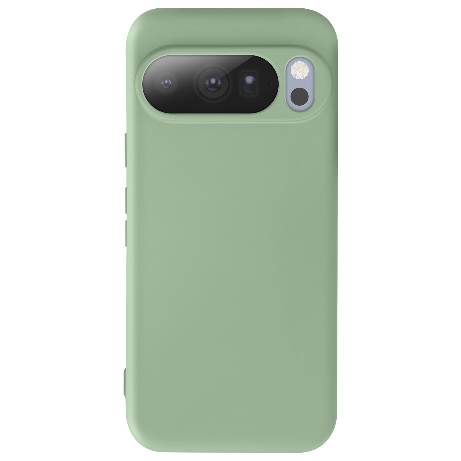 Coque Google Pixel 10 Pro silicone vert pour un usage urbain et nomade