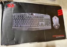 Redragon Wired Gaming Essentials Keyboard/Mouse 2 In 1 Set - Black