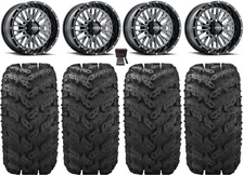 ITP Momentum 20" Wheels Milled 30" Reptile Tires Kawasaki Teryx Mule