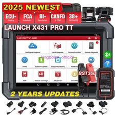 2025 LAUNCH X431 Pro TT DYNO V+ Bidirectional Scan Tool ECU Coding OBD2 Scanner