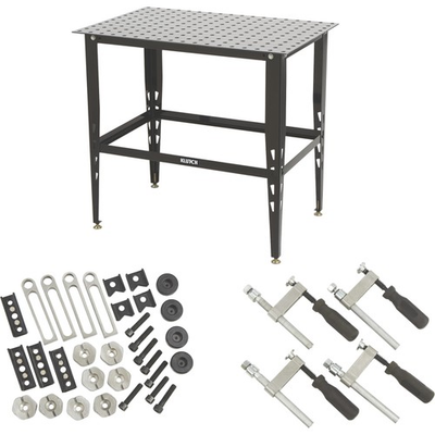 #ad Klutch Steel Welding Table with Tool Kit 36in.L x 24in.W x 33 1 4in.H $179.99