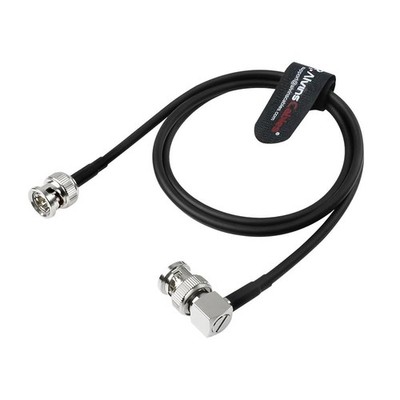 19in 12G SDI Cable BNC 75 Ohm Straight to Right Angle for RED Komodo Atomos