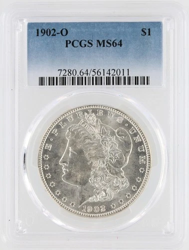 1902-O Morgan Silver Dollar PCGS MS64 S$1 New Orleans Minted No Reserve