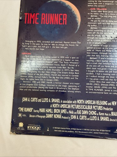 Time Runner LD LASERDISC Mark Hamill Brion James NEU - Bild 8 von 10