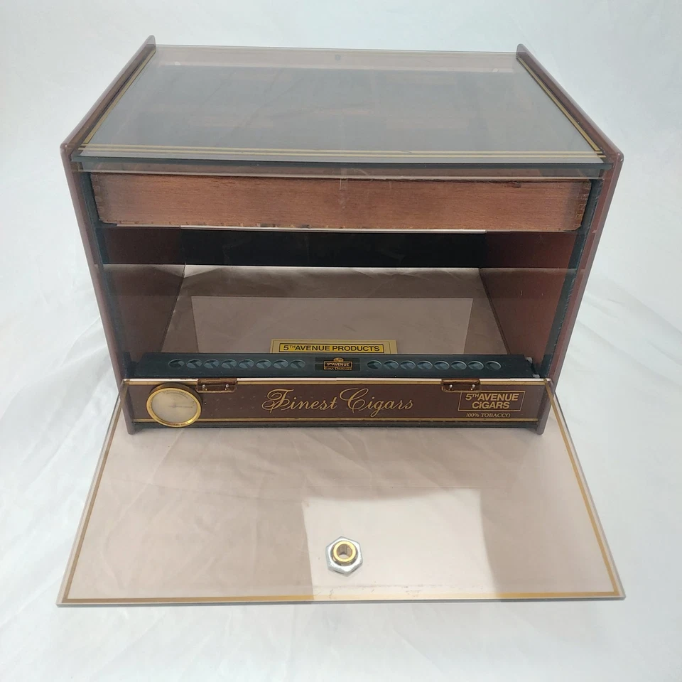 Zigarren Humidor Habanos Villiger 5th AVENUE Klima-Dispenser Case Box RARITÄT - Bild 2 von 4