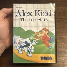 Alex Kidd: The Lost Stars (Sega Master, 1988) Complete - TESTED - Authentic
