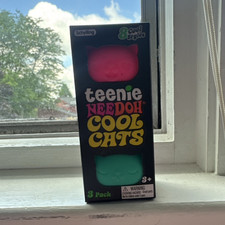 Schylling Teenie NeeDoh Cool Cats 3-Pack Sensory Squeeze Toy Age 3 25206HY