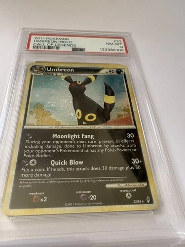 Pokemon Card - Umbreon 22/95 Call of Legends Holo Rare - PSA 8