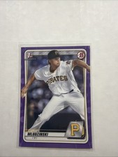 2020 Bowman Draft Carmen Mlodzinski #BD-149 Purple Parallel /250 Pirates