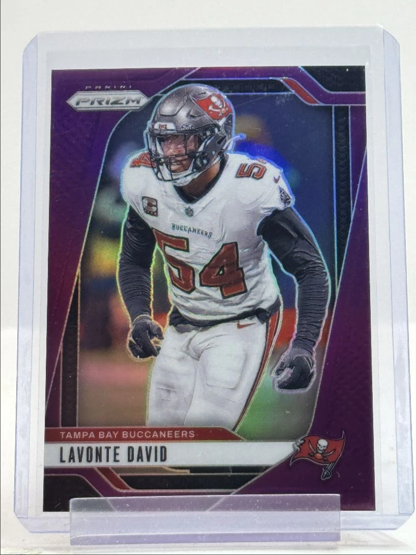 LAVONTE DAVID 2024 PANINI PRIZM FOOTBALL PURPLE BUCCANEERS /125 Q0398