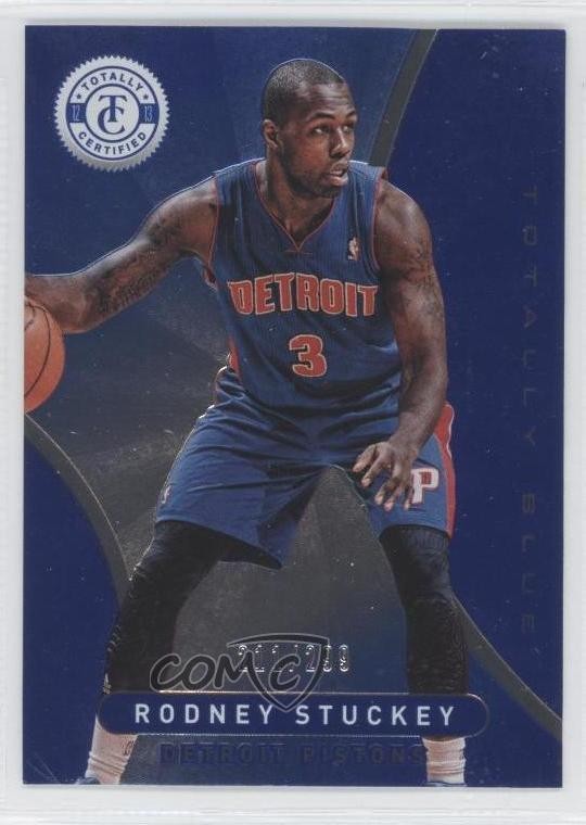 2012-13 Panini Totally Certified Totally Blue 211/299 Rodney Stuckey #184 0c4
