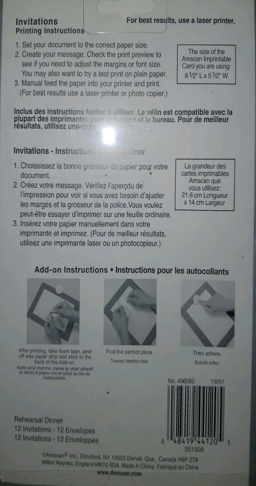  Invitación de boda imprimible con sobres  Foto 2 de 2