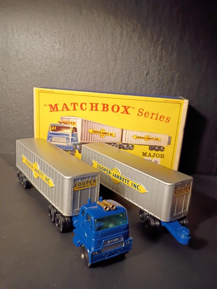 Matchbox M9-A Interstate Double Freighter 1962 In Crisp Original D2 Box - Image 3 of 4