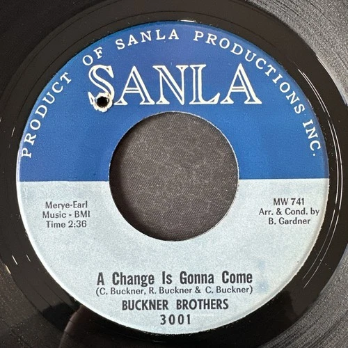 Buckner Brothers Love You From The Bottom Of My Heart 45 Vinyl Record Sanla '66