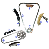 Steuerkettensatz Steuerkette FüR Vw Passat Bora Golf Transporter Sharan Audi A3