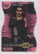 2022 Upper Deck Allure AEW Title Ambitions Pink 8/100 Daniel Garcia #TA-1 0nr3