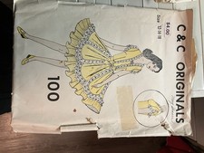 C C Originals 100 Square Dance Dress Pattern Tulip Sleeves 34-36-38 Bust 1970s