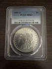 1883-O $1 Morgan Silver Dollar PCGS MS63