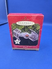 Hallmark Keepsake 1999 Retired Star Wars Darth Vader's TIE Fighter  Lights. 02