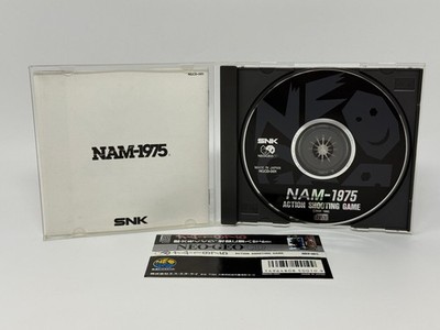 NAM-1975 (SNK Neo Geo CD) *CIB W/ SPINE CARD - TESTED - NTSC-J