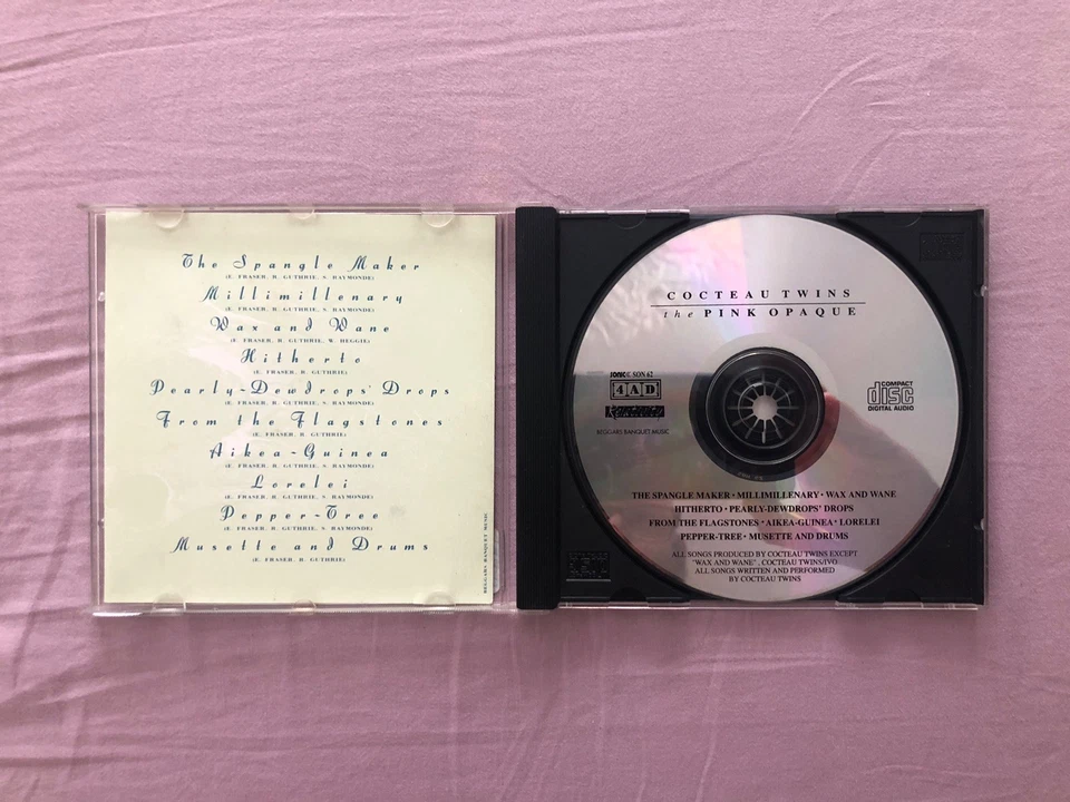 The Pink Opaque by Cocteau Twins CD In Very Good Condition - Imagem 2 de 2