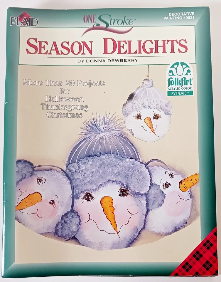 6 libros de arte popular a cuadros de un solo golpe Donna Dewberry guías de pintura decorativa Foto 3 de 4