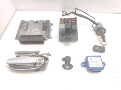 Alfa Romeo 166 2005 2.4JTD Engine ECU kit and lock set 55200785 diesel 129kw