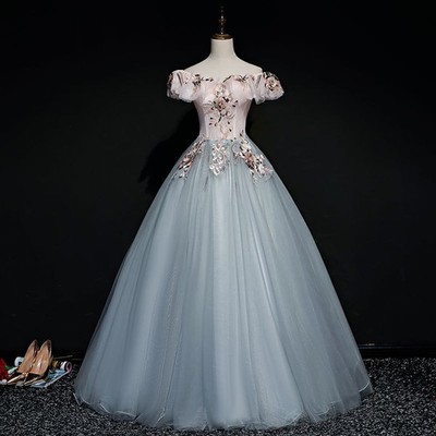 Edel Abendkleider Cocktailkleid Ballkleider Party Aufführun Tutu Kleider QYHS228