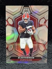 2024 Panini Mosaic Bijan Robinson Silver Prizm #9 Atlanta Falcons