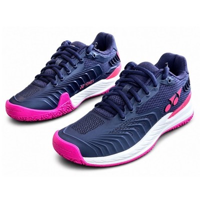Yonex Power Cushion Eclipsion 4 Navy Pink Tennis Shoes Womens 8 4th Generation