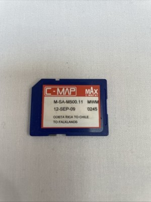 C-Map MAX Navigation Card Costa Rica To Chile To Falklands M-SA-M500.11