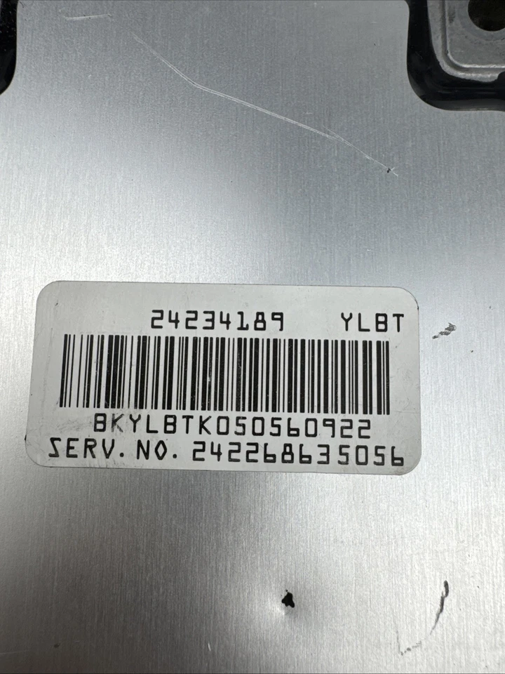 Pontiac Grand Prix 2005 módulo de control de transmisión TCU TCM 24234189 YLBT fabricante original Foto 3 de 4