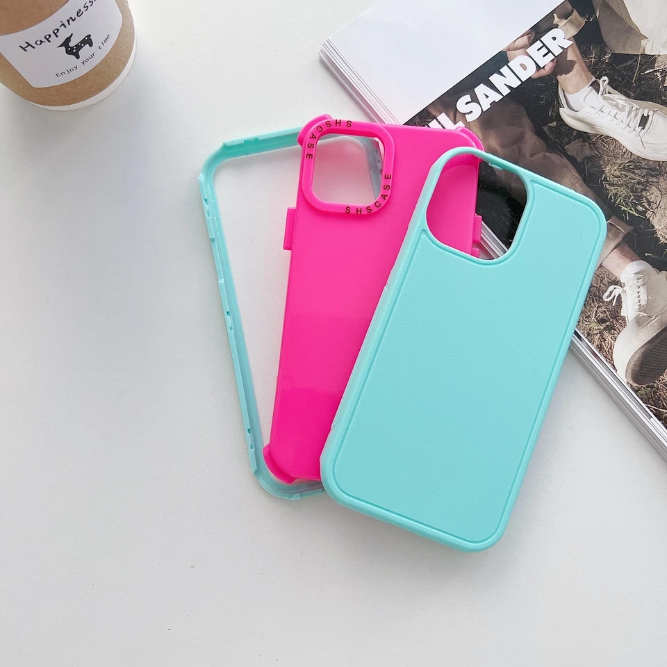 For Apple iPhone 13 Pro 14 Plus 12 11  Pro Max Hybrid Shockproof Bumper Case - Image 4 of 4