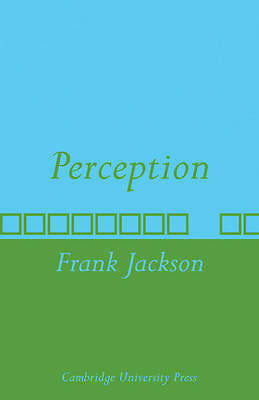 Perception A representative theory Jackson Paperback Cambridge University Press