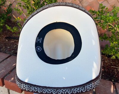 MEN'S WESTERN COWBOY RODEO HAT. RANCH STYLE COWBOY RIDING HAT. SOMBRERO